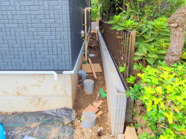 さいたま市見沼区大字大谷の新築戸建て外構写真 2025年9月11日撮影