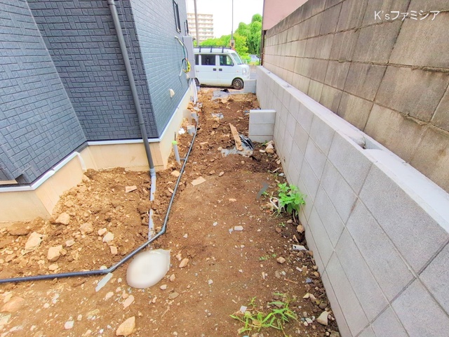 さいたま市見沼区大字大谷の新築戸建て外構写真 2025年9月11日撮影