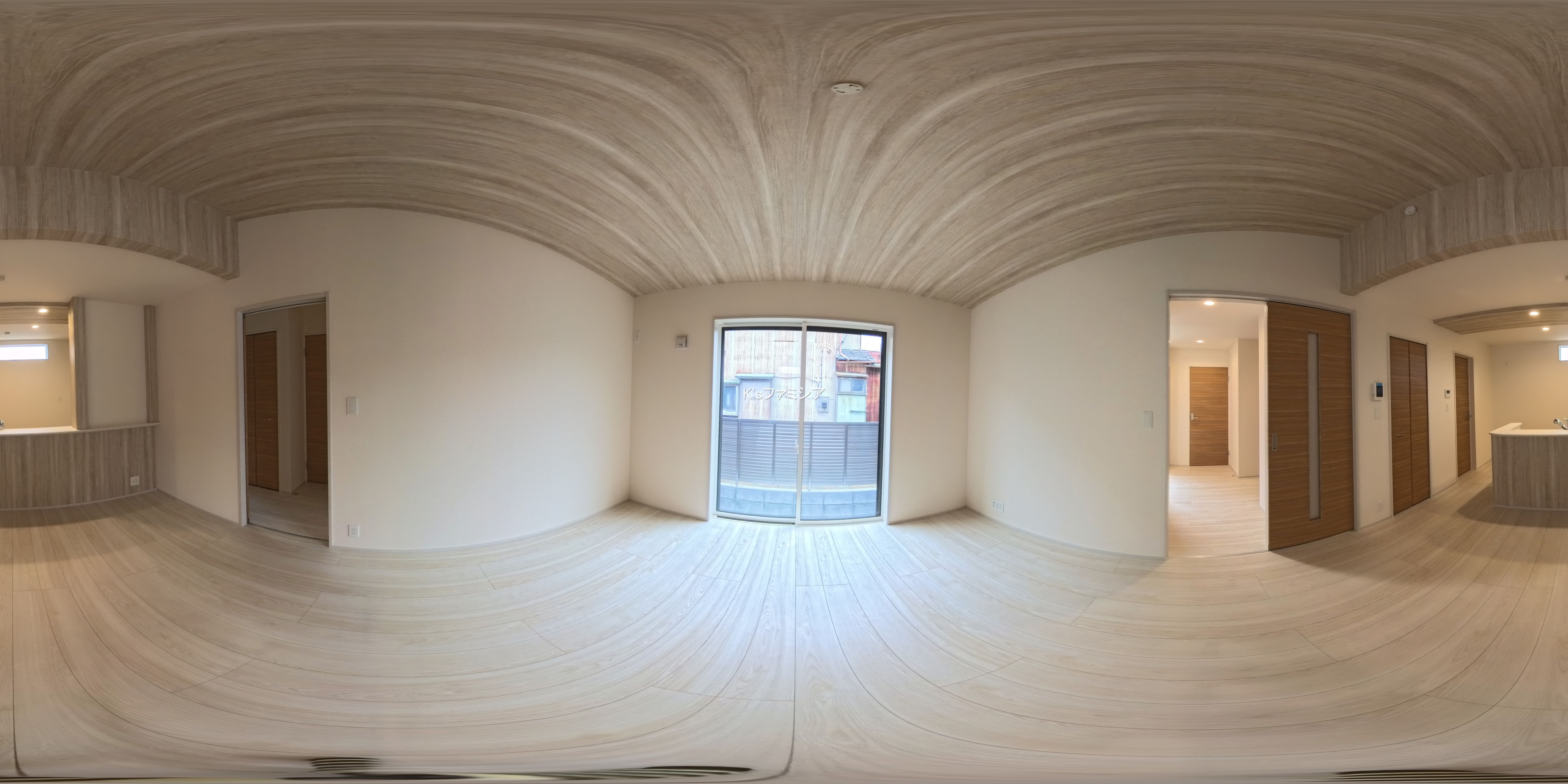 さいたま市緑区大字下山口新田の新築戸建てパノラマ（リビング）写真 2025年11月13日撮影