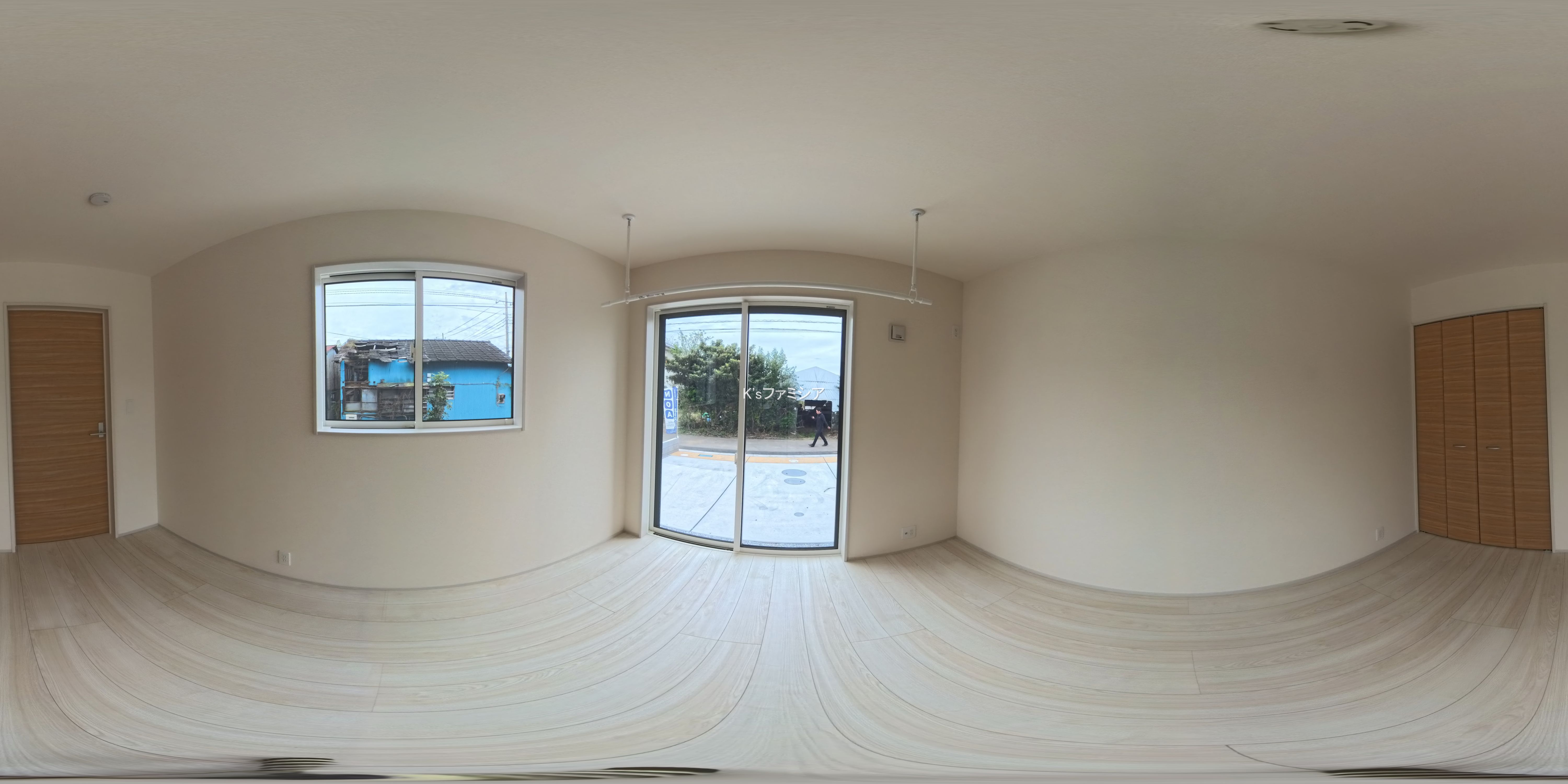 さいたま市緑区大字下山口新田の新築戸建てパノラマ（居室メイン）写真 2025年11月13日撮影