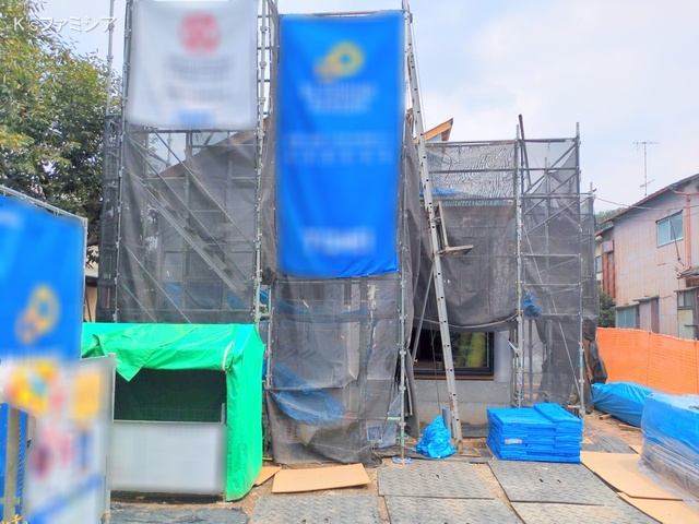 さいたま市緑区大字下山口新田の新築戸建てシート写真 2025年8月22日撮影