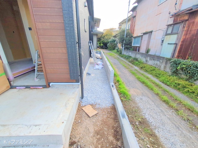 さいたま市緑区大字下山口新田の新築戸建て外構写真 2025年9月30日撮影