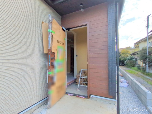 さいたま市緑区大字下山口新田の新築戸建て外構写真 2025年9月30日撮影