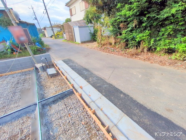 さいたま市緑区大字下山口新田の新築戸建て外構写真 2025年9月30日撮影