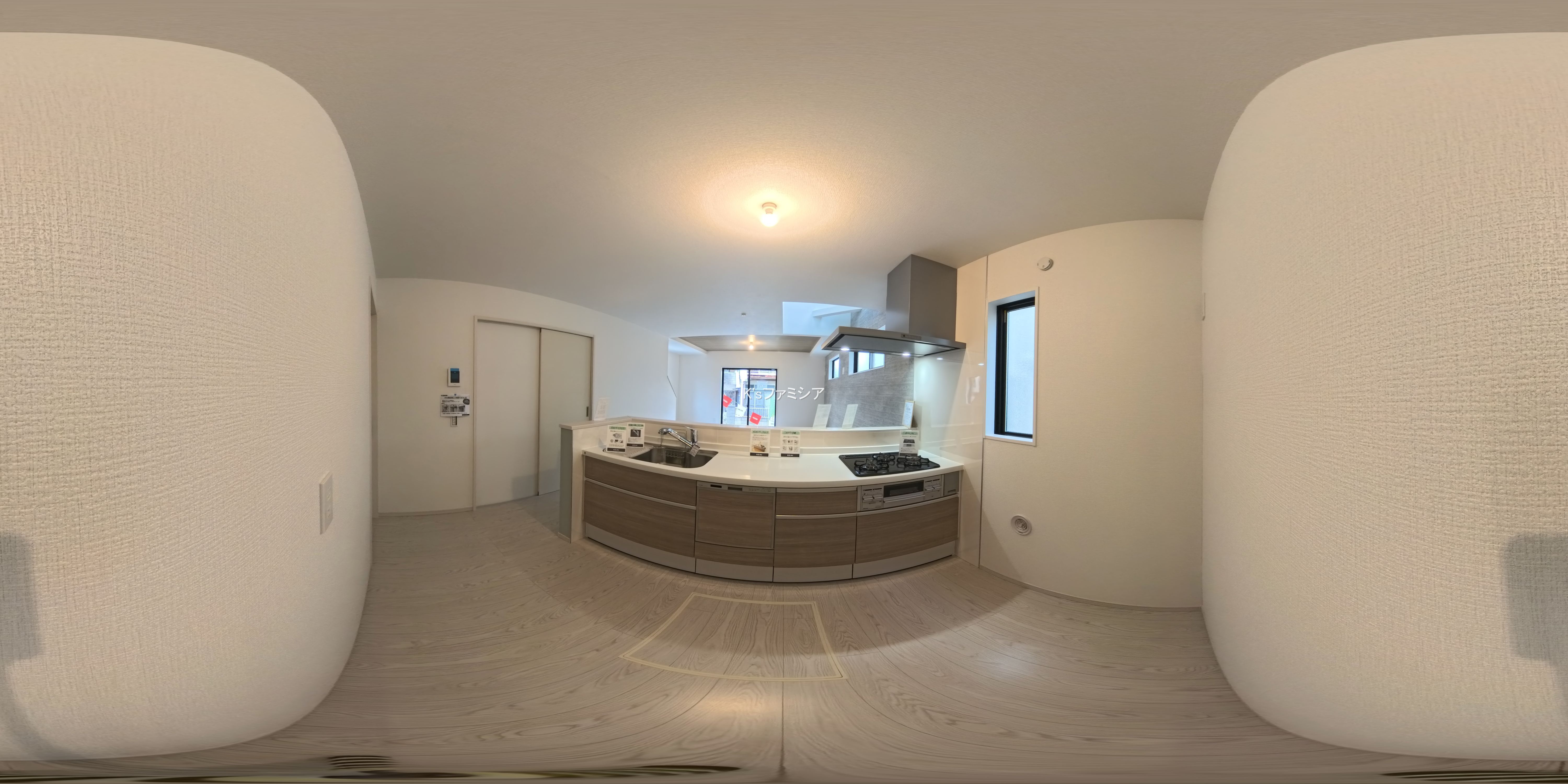 さいたま市緑区大字三室の新築戸建てパノラマ（キッチン）写真 2025年11月27日撮影