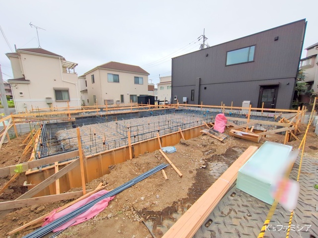 さいたま市緑区大字三室の新築戸建て基礎写真 2025年8月1日撮影
