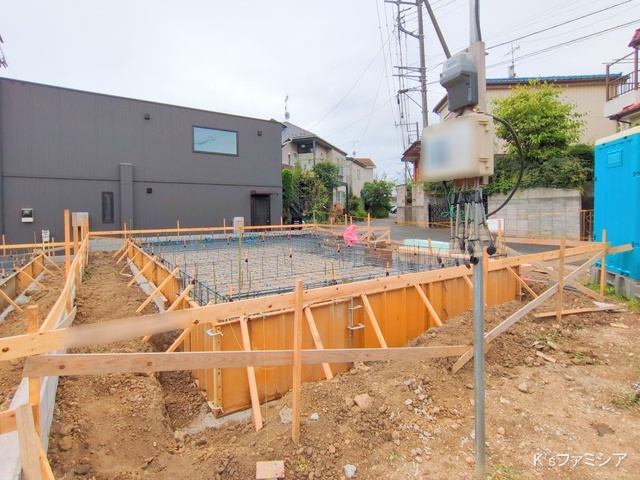 さいたま市緑区大字三室の新築戸建て基礎写真 2025年8月1日撮影