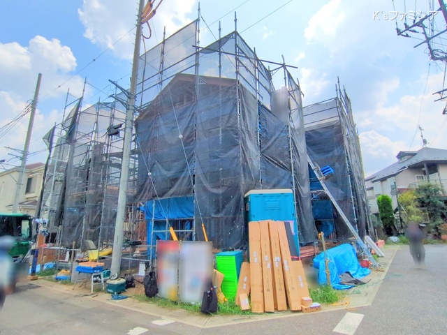 さいたま市緑区大字三室の新築戸建て上棟写真 2025年8月26日撮影