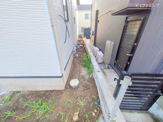 さいたま市緑区大字三室の新築戸建て外構写真 2025年10月2日撮影