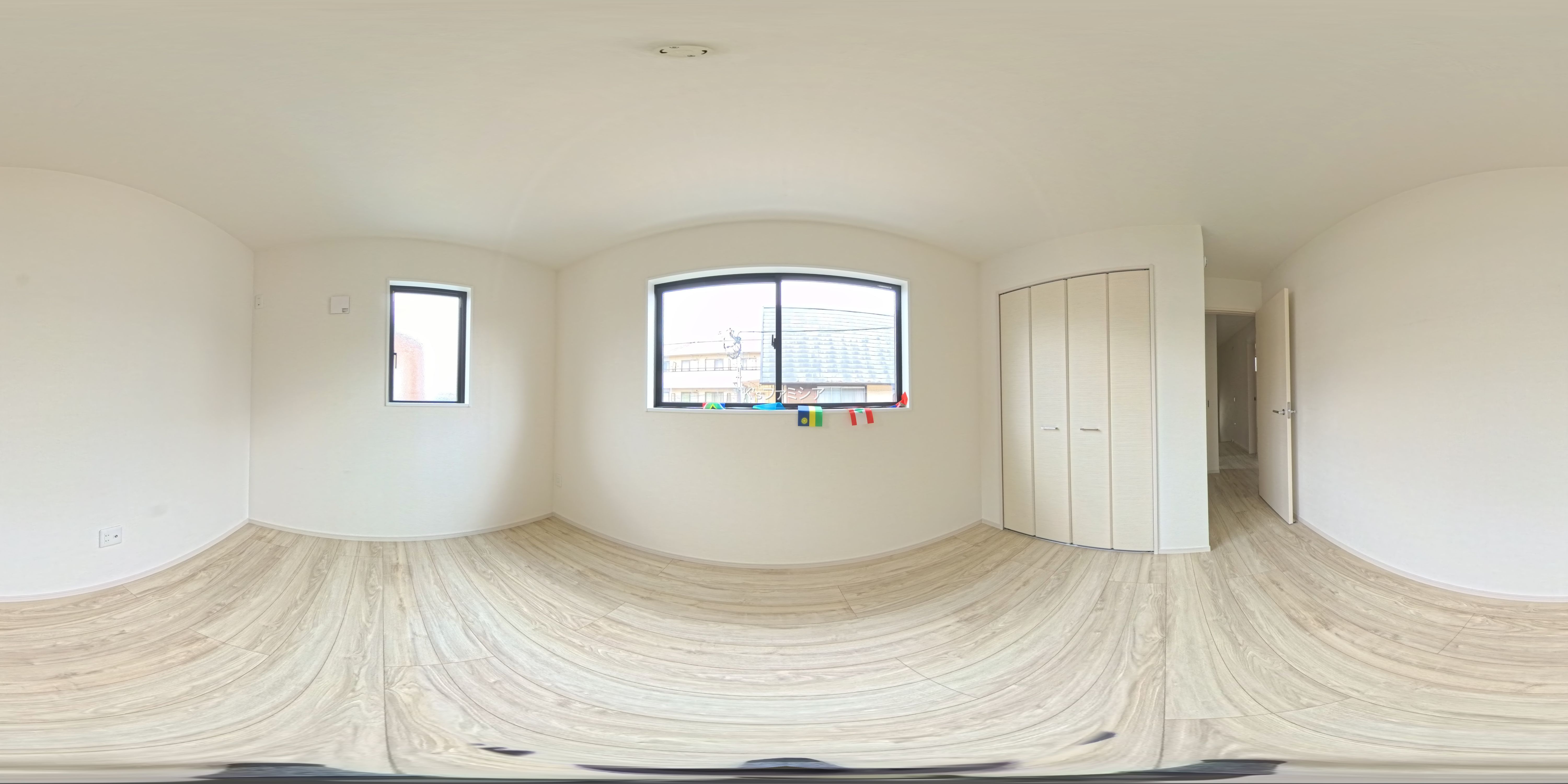 桶川市末広３丁目の新築戸建てパノラマ（居室サブ）写真 2025年10月9日撮影