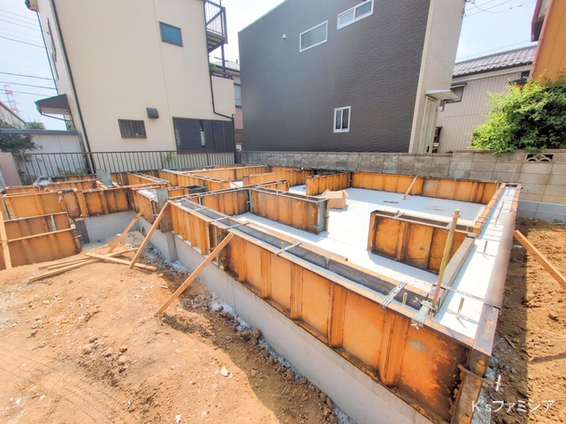 桶川市末広３丁目の新築戸建て基礎写真 2025年7月9日撮影