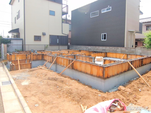 桶川市末広３丁目の新築戸建て基礎写真 2025年7月9日撮影
