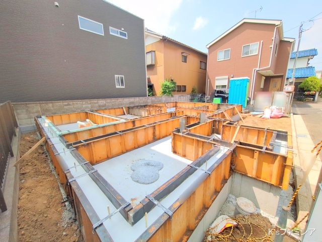 桶川市末広３丁目の新築戸建て基礎写真 2025年7月9日撮影
