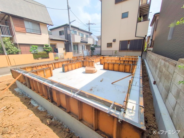 桶川市末広３丁目の新築戸建て基礎写真 2025年7月9日撮影