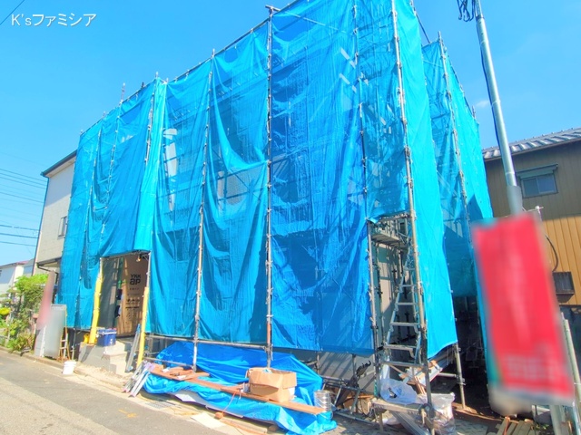 桶川市末広３丁目の新築戸建てシート写真 2025年8月19日撮影