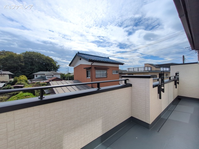 さいたま市岩槻区府内１丁目の新築戸建てバルコニー写真 2025年9月29日撮影