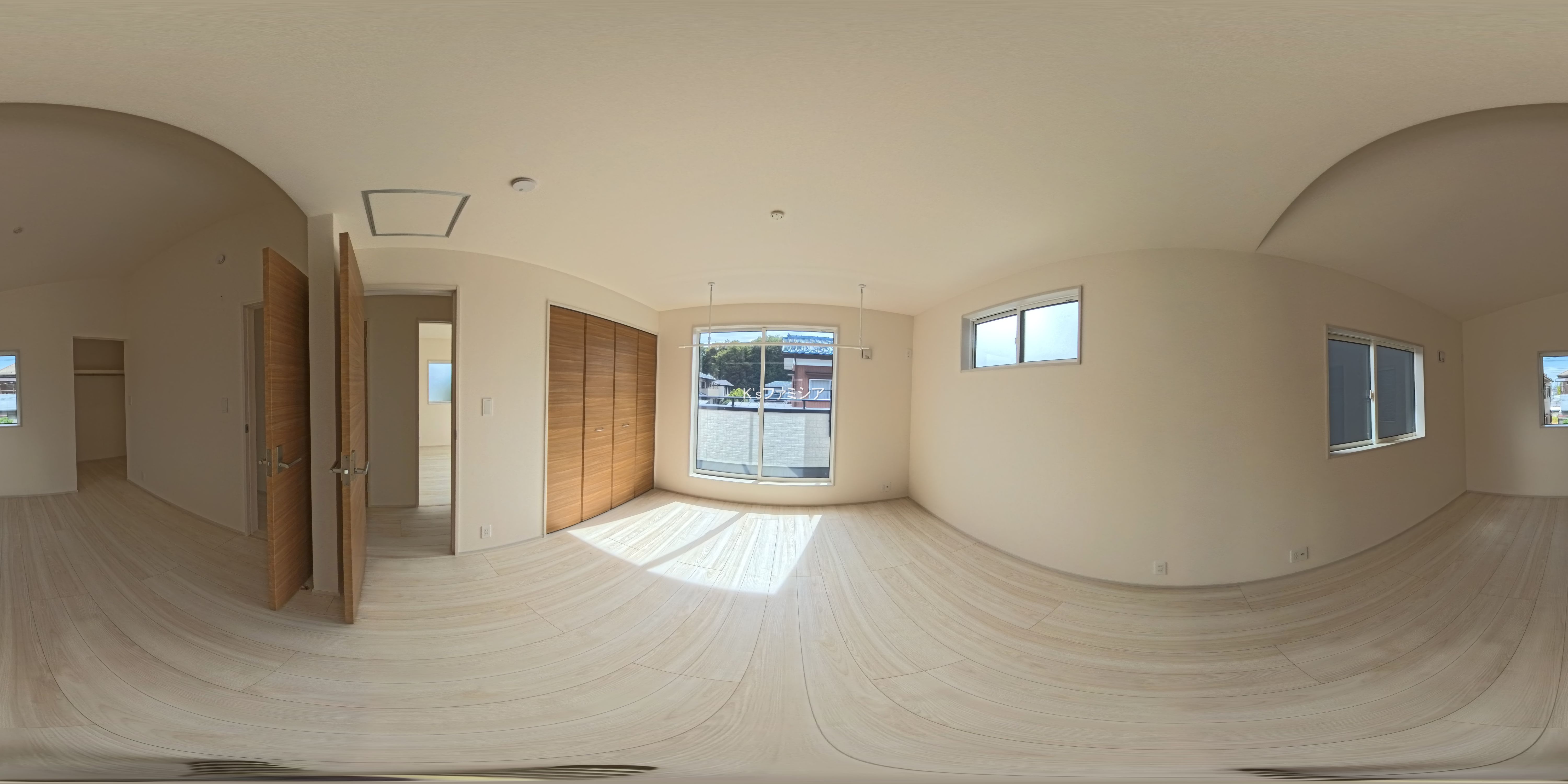 さいたま市岩槻区府内１丁目の新築戸建てパノラマ（居室メイン）写真 2025年9月29日撮影