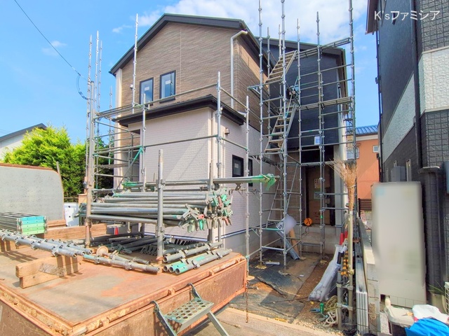 さいたま市岩槻区府内１丁目の新築戸建て外構写真 2025年8月20日撮影