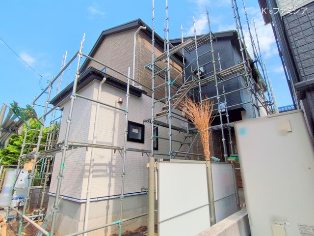 さいたま市岩槻区府内１丁目の新築戸建て外構写真 2025年8月20日撮影