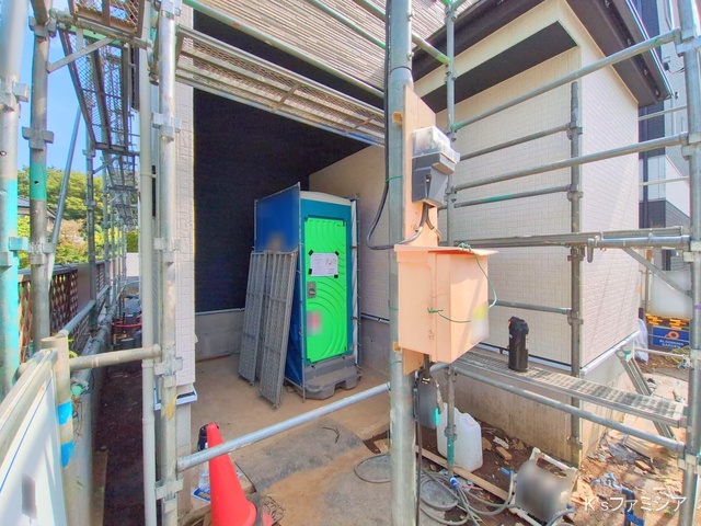 さいたま市岩槻区府内１丁目の新築戸建て外構写真 2025年8月20日撮影