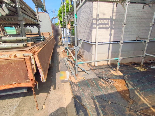 さいたま市岩槻区府内１丁目の新築戸建て外構写真 2025年8月20日撮影