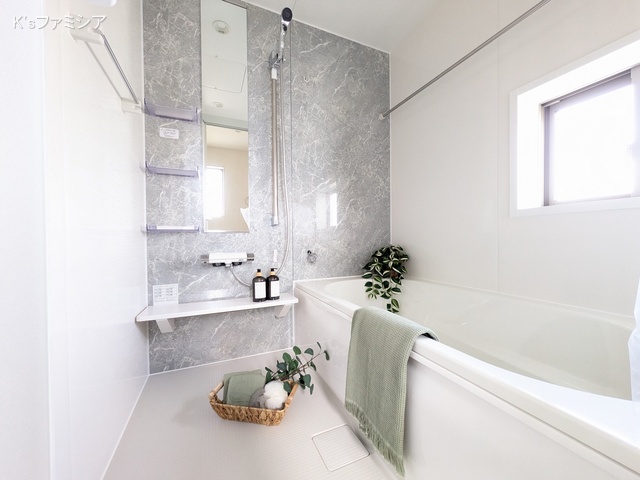 上尾市大字瓦葺の新築戸建てお風呂写真 2025年11月10日撮影