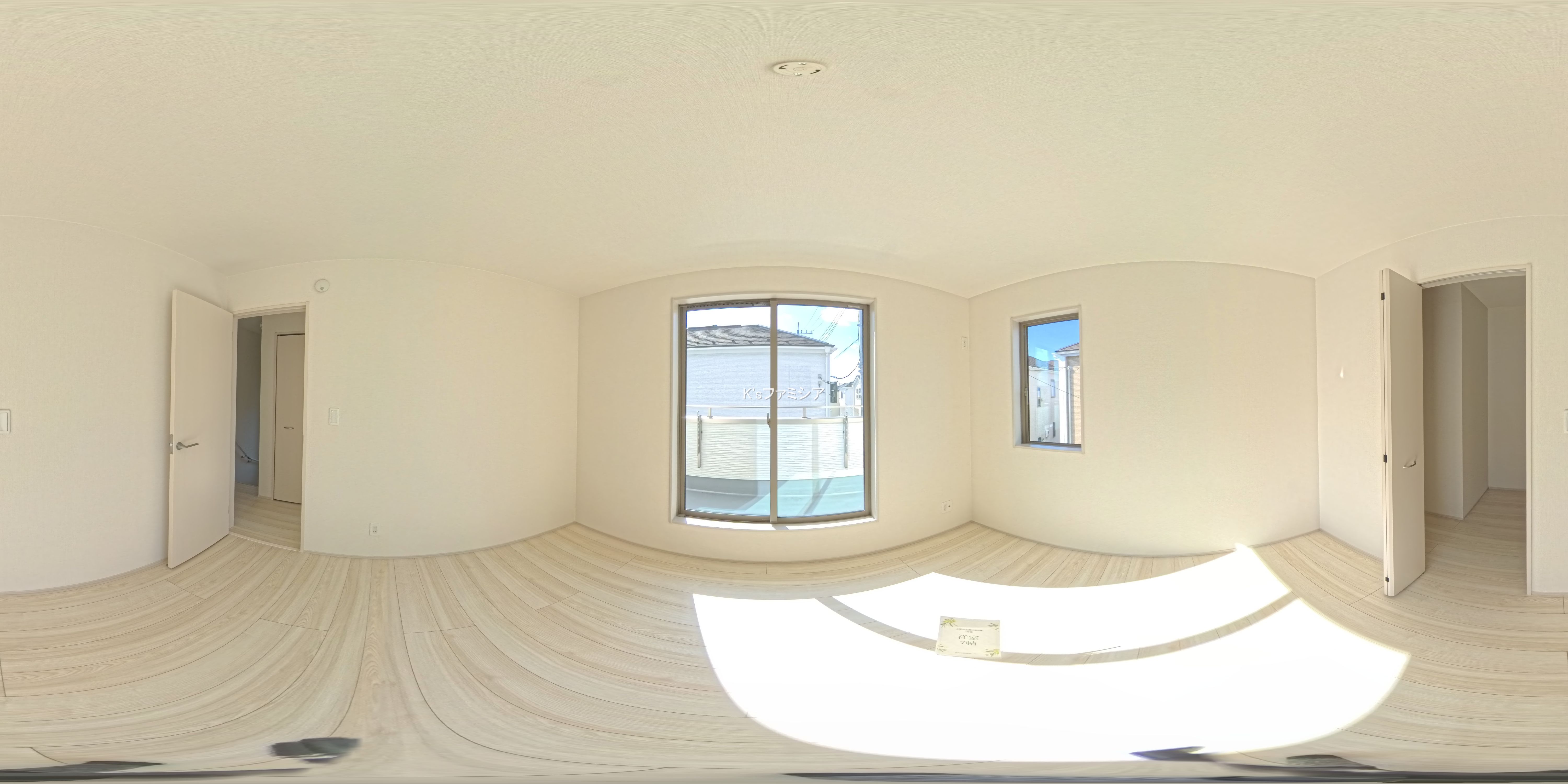 上尾市大字瓦葺の新築戸建てパノラマ（居室メイン）写真 2025年11月10日撮影