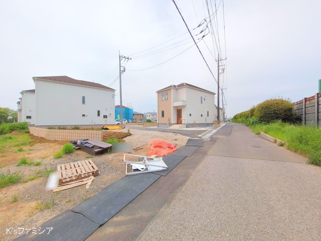 上尾市大字瓦葺の新築戸建て更地・土地写真 2025年4月28日撮影