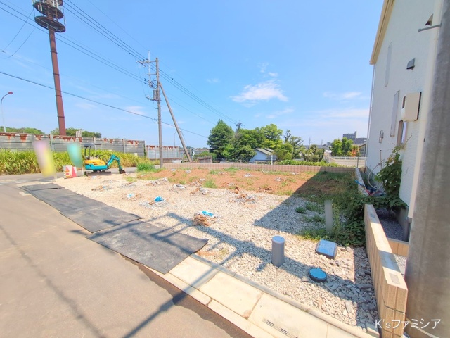 上尾市大字瓦葺の新築戸建て更地・土地写真 2025年8月5日撮影