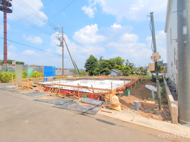 上尾市大字瓦葺の新築戸建て基礎写真 2025年8月26日撮影