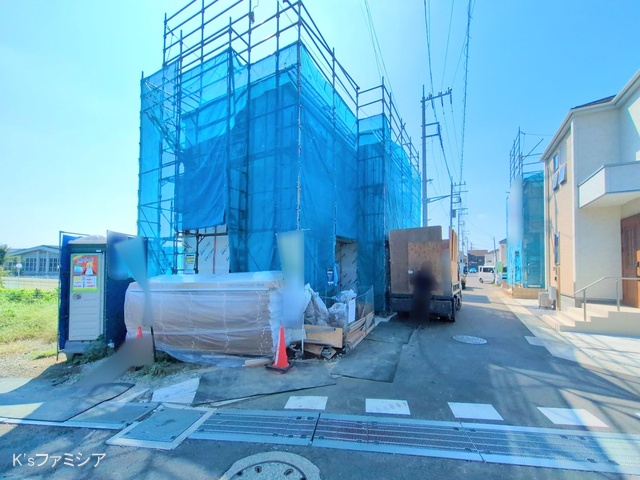 上尾市大字瓦葺の新築戸建てシート写真 2025年9月17日撮影