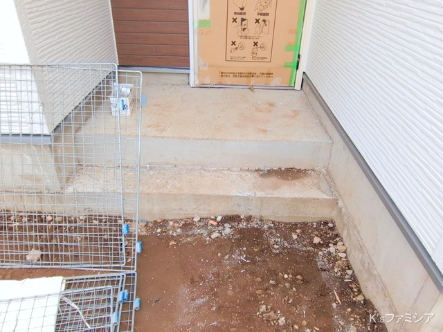 上尾市大字瓦葺の新築戸建て外構写真 2025年10月3日撮影