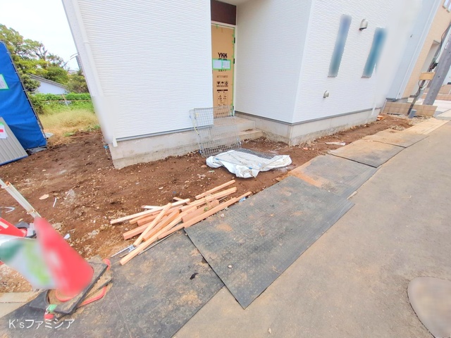 上尾市大字瓦葺の新築戸建て外構写真 2025年10月3日撮影