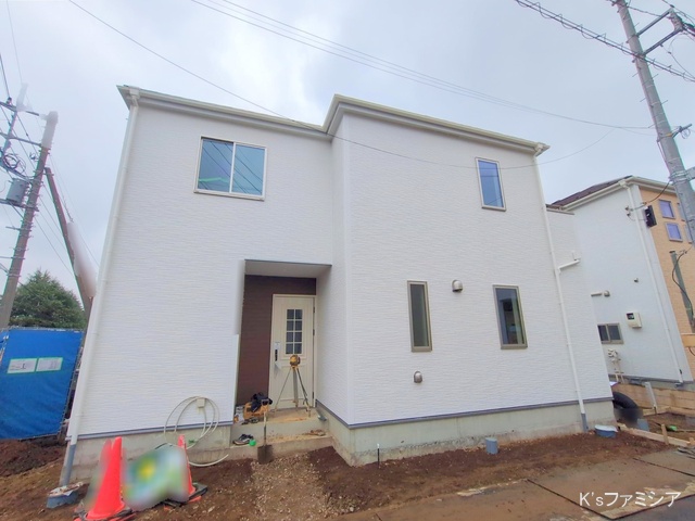 上尾市大字瓦葺の新築戸建て外構写真 2025年10月16日撮影