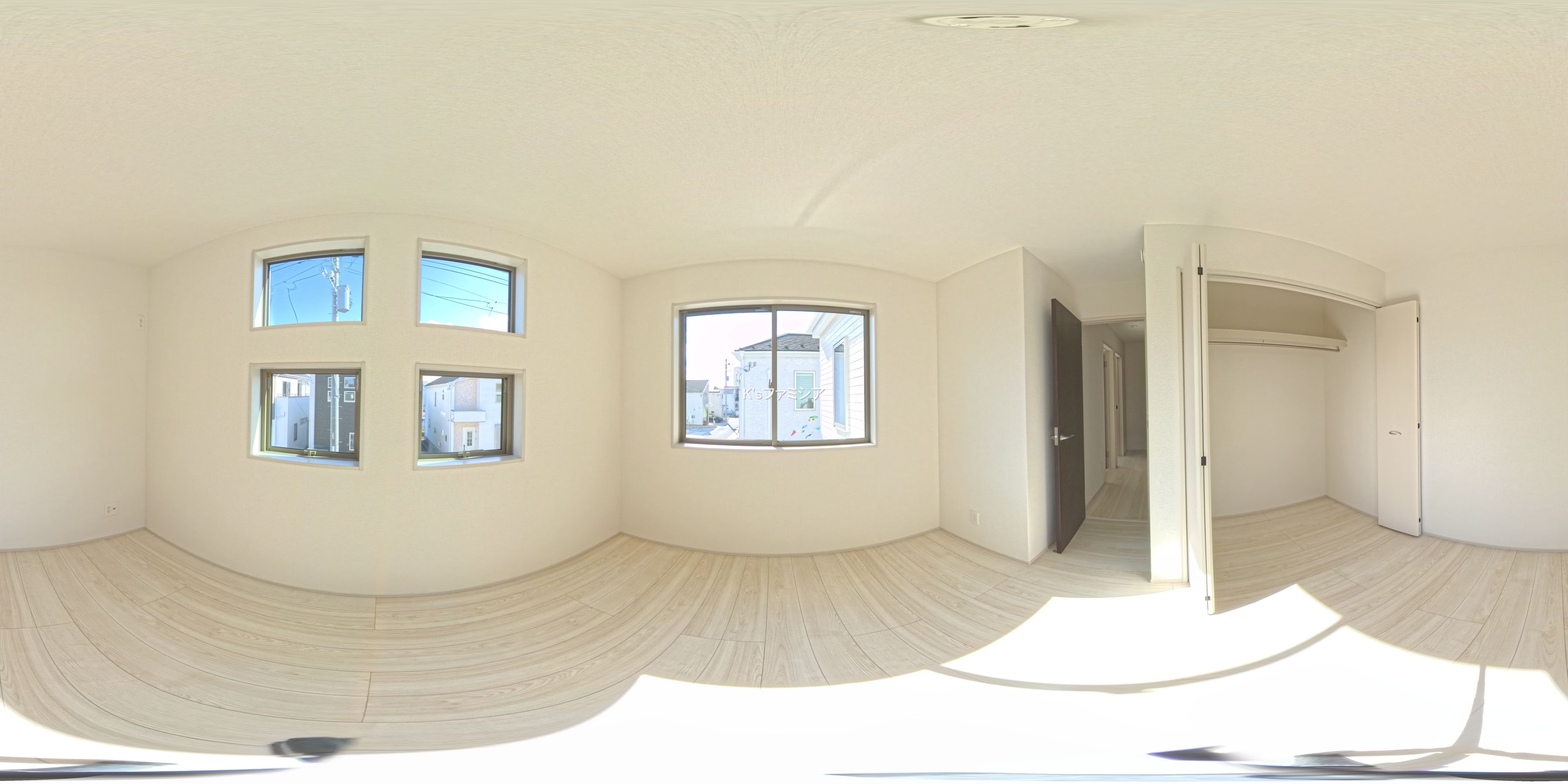 上尾市大字瓦葺の新築戸建てパノラマ（居室サブ）写真 2025年11月10日撮影