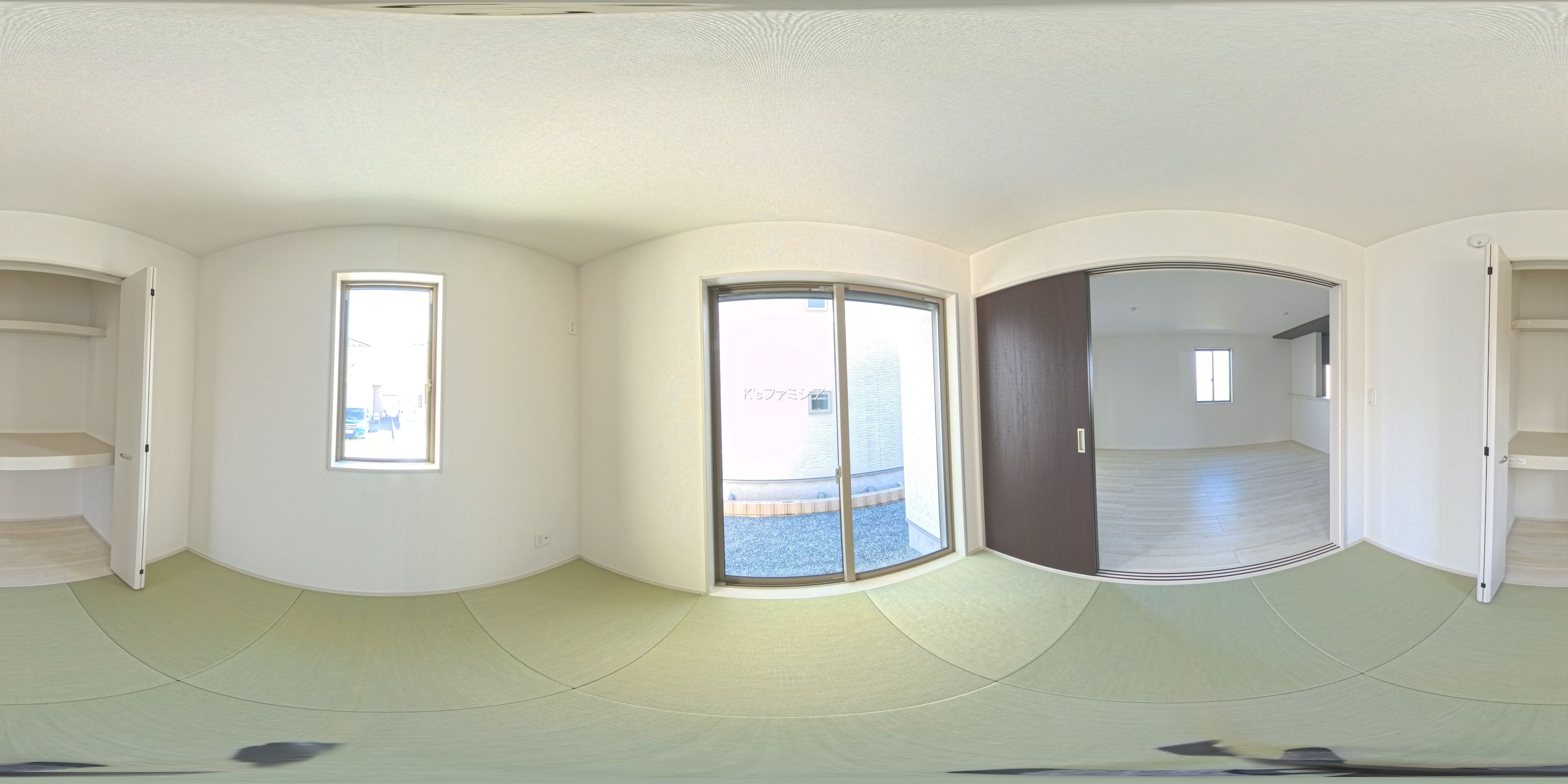 上尾市大字瓦葺の新築戸建てパノラマ（居室サブ）写真 2025年11月10日撮影