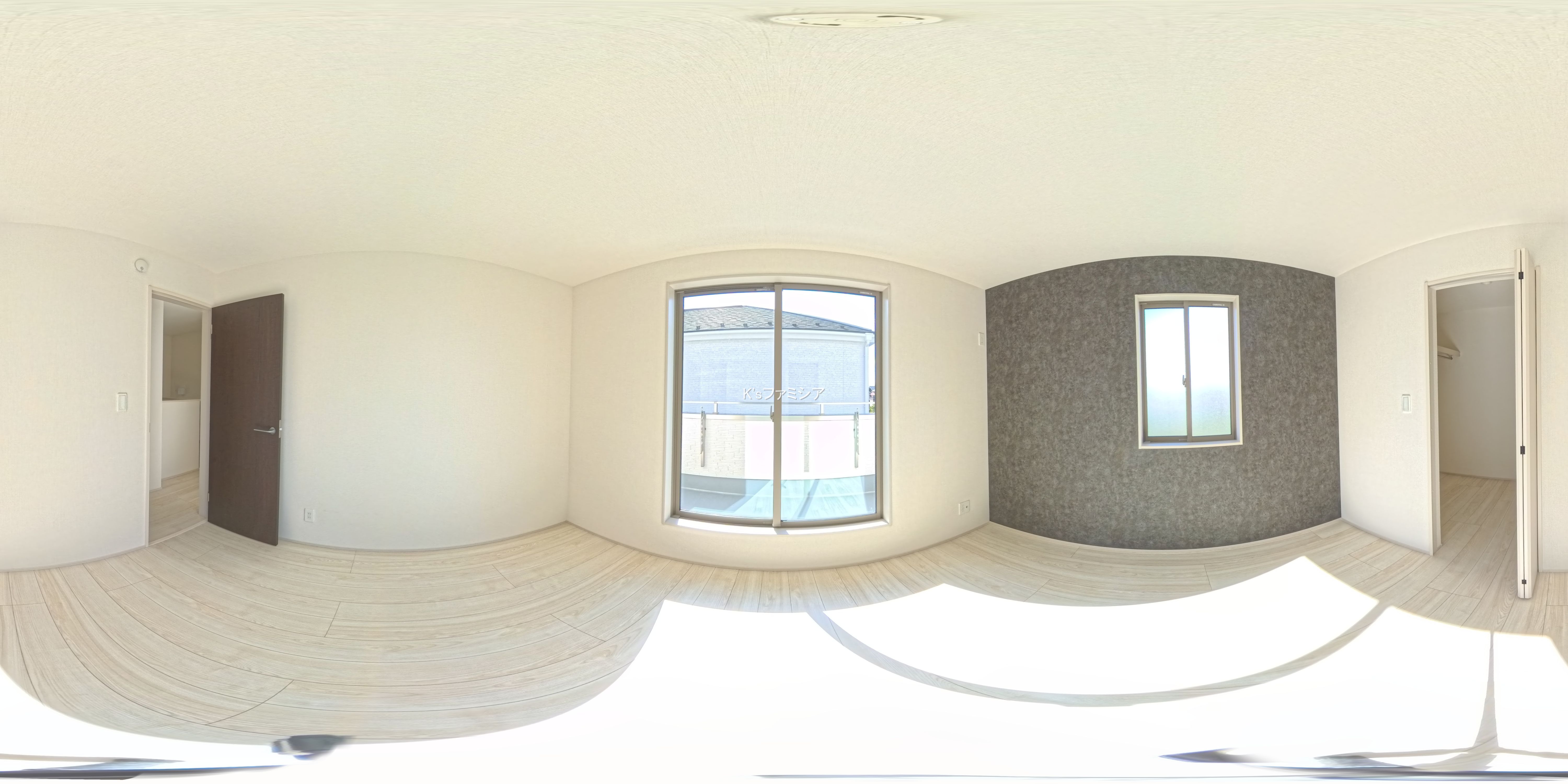 上尾市大字瓦葺の新築戸建てパノラマ（居室メイン）写真 2025年11月10日撮影