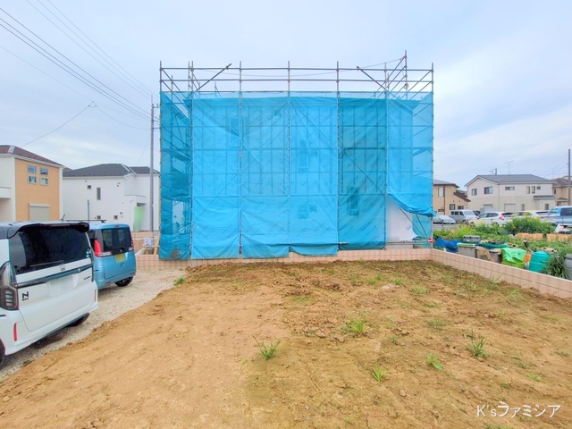 上尾市大字瓦葺の新築戸建て更地・土地写真 2025年4月28日撮影