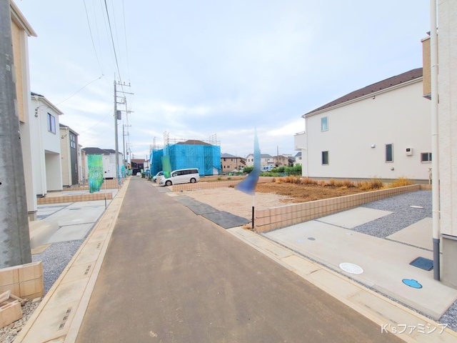 上尾市大字瓦葺の新築戸建て更地・土地写真 2025年4月28日撮影