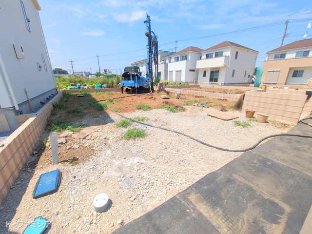 上尾市大字瓦葺の新築戸建て更地・土地写真 2025年8月5日撮影