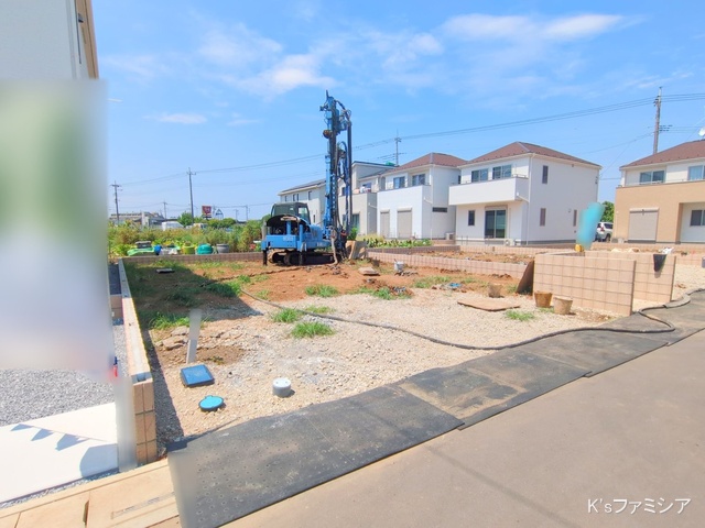 上尾市大字瓦葺の新築戸建て更地・土地写真 2025年8月5日撮影