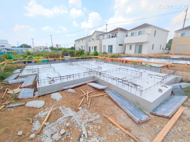 上尾市大字瓦葺の新築戸建て基礎写真 2025年8月26日撮影