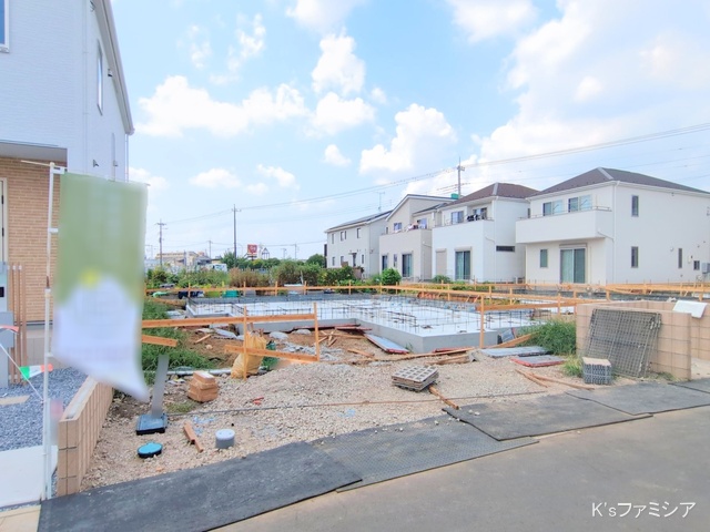 上尾市大字瓦葺の新築戸建て基礎写真 2025年8月26日撮影