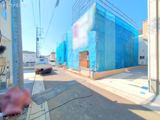 上尾市大字瓦葺の新築戸建て上棟写真 2025年9月17日撮影