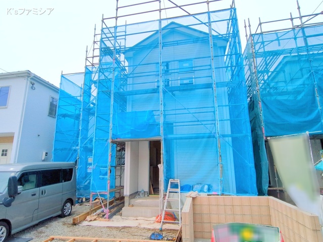 上尾市大字瓦葺の新築戸建てシート写真 2025年10月3日撮影