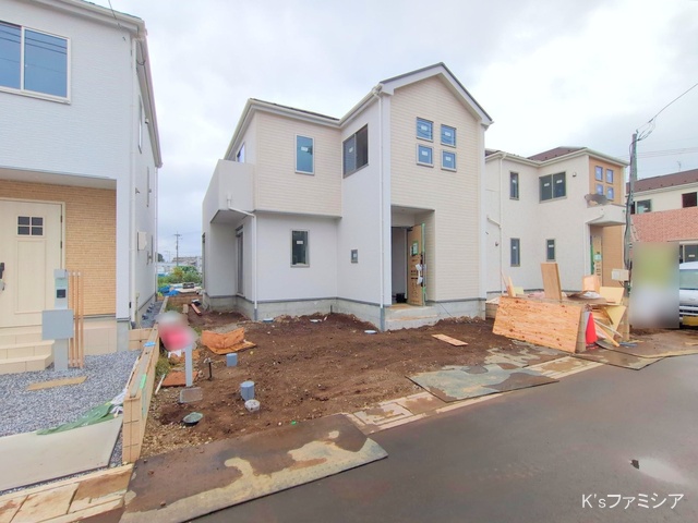 上尾市大字瓦葺の新築戸建て外構写真 2025年10月16日撮影