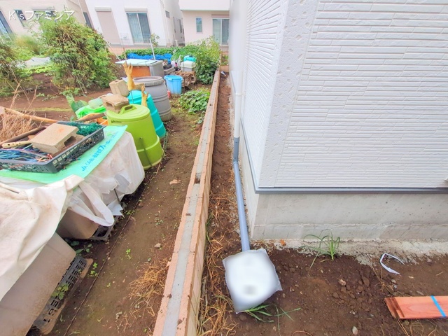 上尾市大字瓦葺の新築戸建て外構写真 2025年10月16日撮影