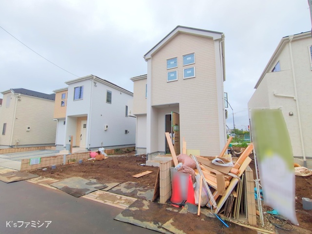 上尾市大字瓦葺の新築戸建て外構写真 2025年10月16日撮影