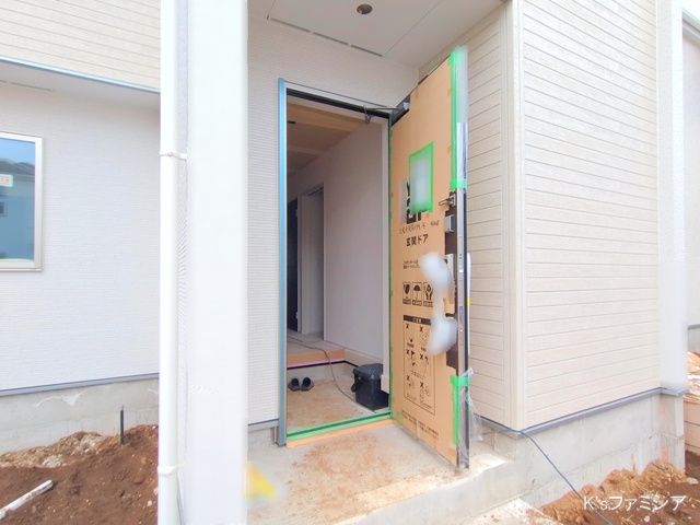 上尾市大字瓦葺の新築戸建て外構写真 2025年10月16日撮影