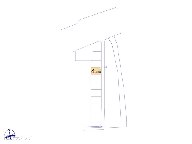上尾市大字瓦葺の新築戸建て 4LDK全体区画図 ※図面と異なる場合は現況を優先